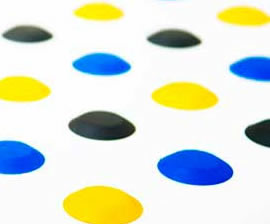 ELEMENTO Tátil ALERTA de PVC COLORIDO