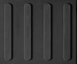 Piso de borracha tátil direcional