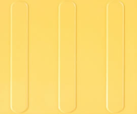 PISO TÁTIL DIRECIONAL PVC AMARELO